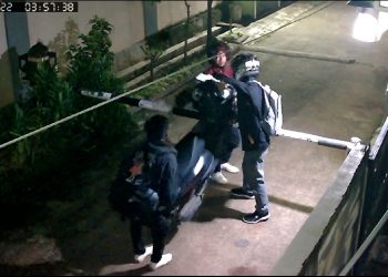 Pencuri motor beraksi di Salah satu perumahan, di Bedahan, Depok (Ist)