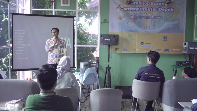 Ketua DPRD Depok, Ade Supriatna membuka Workshop Content Creator yang diselenggarakan Forum Pengelola Akun Instagram Publik Kota Depok (Ist)