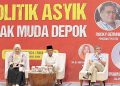 Diskusi bersama gen Z dan milenial membahas sejumlah persoalan dan masa depan pemuda kota Depok.(Ist)