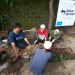 Proses Penyembelihan 6 ekor kambing (Ist)