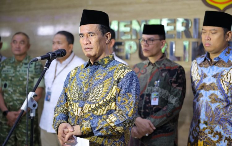 Menteri Pertanian (Mentan) Andi Amran Sulaiman meberikan keterangan pers (Ist)
